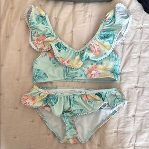 Janie and Jack Tropical Floral Bikini Set
